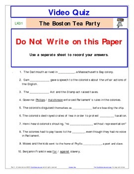 a libertys kids episode 01 20 worksheet ans sheet