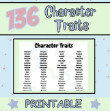 A List Character Traits