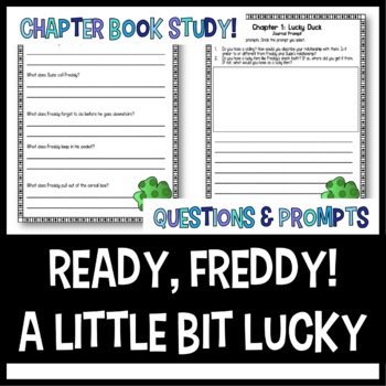 Preview of Chapter Book Study: Ready Freddy, A Little Bit Lucky