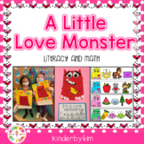 A Little Love Monster Literacy and Math