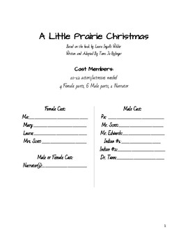 Preview of A Little Prairie Christmas Play