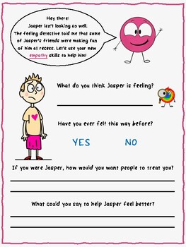 Preview of A Little SPOT of Empathy Worksheet