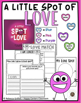 Preview of A Little Spot of Love SEL Writing Activities Valentines Day