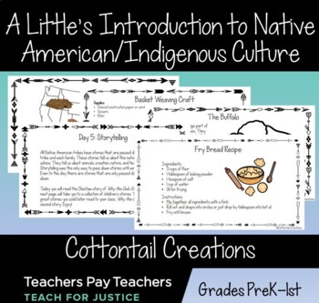 Preview of A Little's Introduction to Native American/Indigenous Culture