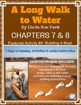 Preview of A Long Walk To Water (Ch. 7 & 8) Review + ACTIVITY (Hardships; interactive)