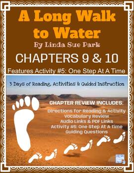 Preview of A Long Walk To Water (Ch. 9 & 10) Review + ACTIVITY (Hardships; interactive)