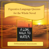 A Long Walk To Water Figurative Language Quizzes for the W