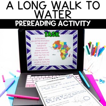 Preview of A Long Walk to Water Activity
