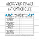 A Long Walk to Water Anticipation Guide