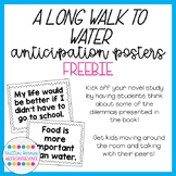 A Long Walk to Water Anticipation Posters FREEBIE