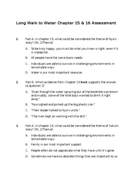 a long walk to water essay questions