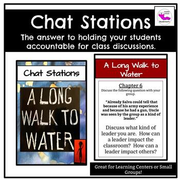 Preview of A Long Walk to Water Chat Stations