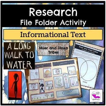 Preview of A Long Walk to Water:  File Folder Research Activity