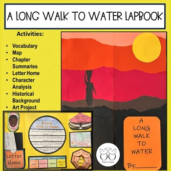Preview of A Long Walk to Water Lapbook for Google Drive