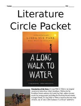 Preview of A Long Walk to Water Literature Circle Packet