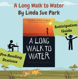 A Long Walk to Water - Pre-Reading Stations & Anticipation Guide