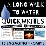 A Long Walk to Water Quickwrites