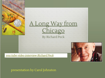 Preview of A Long Way From Chicago Book Study and Journal 