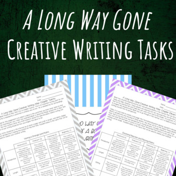 Preview of A Long Way Gone Creative Writing Tasks