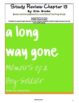 Preview of A Long Way Gone Study Review Chapter 15