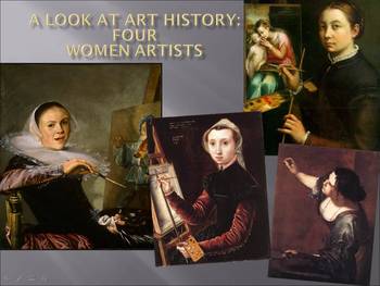 A Look Art Art History Four Women Artists by Jo Thompson | TpT