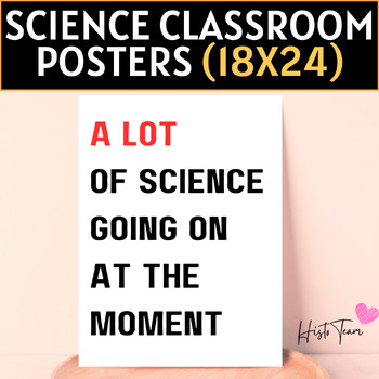 Preview of A Lot Of Science Going On Classroom Poster Taylor Swift Inspired 18x24