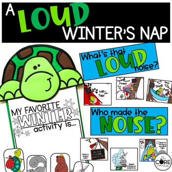 Preview of A Loud Winter's Nap Read Aloud - Winter Reading Comprehension Activities