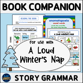 Preview of Winter Book Companion for Use with A Loud Winter's Nap Speech & Language Therapy