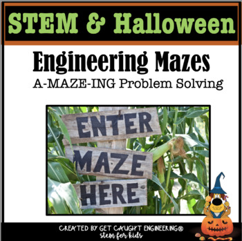 Preview of Halloween Maze STEM Activity