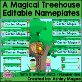 A Magical Tree House Editable Nameplates