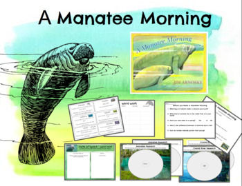 Preview of A Manatee Morning - Book Companion for 2nd or 3rd Grade - Perfect for Florida!