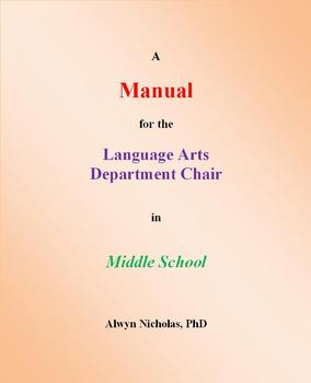 Preview of A Manual for the Language Arts Department Chair in Middle School