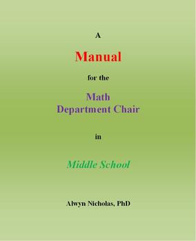 Preview of A Manual for the Math Department Chair in Middle School