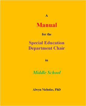 Preview of A Manual for the Special Education Department Chair in Middle School