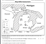 A Map Skill Assessment/Resource for Lower Elementary, GSRP