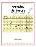 A-Mazing Sentence Builder and Rhino Word Game Book