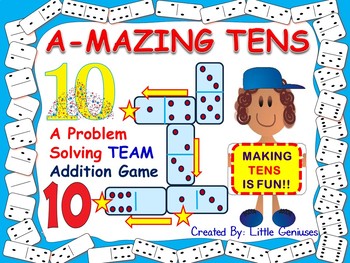 Preview of Addition and Problem Solving Math Game: Team Building Fun For All Ages