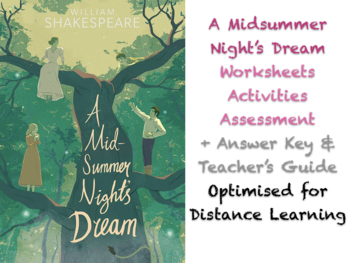 Preview of A Midsummer Night's Dream - Advanced Teaching + Drama + Literary Analysis BUNDLE