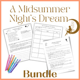 A Midsummer Night's Dream Complete Bundle: Activities, Ana