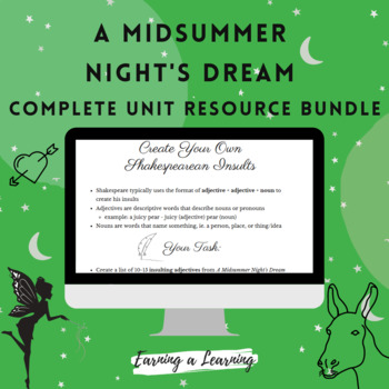 Preview of A Midsummer Night's Dream - Complete Unit Resource Bundle