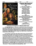 A Midsummer Night's Dream Film (1999) Study Guide Movie Packet