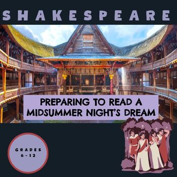 Preview of A Midsummer Night's Dream, Novel Unit Introduction, Pre-Reading Activity