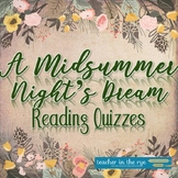 A Midsummer Night's Dream Reading Quizzes Multiple Choice 