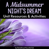 A Midsummer Night's Dream Unit - Drama and Analysis Activi