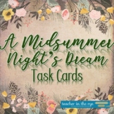 A Midsummer Night's Dream Task Cards All Acts 40 Cards