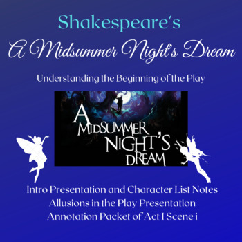 Preview of Shakespeare's A Midsummer Night's Dream | The Beginning of the Play