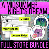 A Midsummer Night's Dream Activities, Lessons, Worksheets 