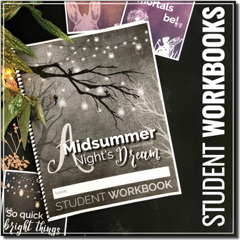 Preview of A Midsummer Night's Dream by Shakespeare: Student Workbooks