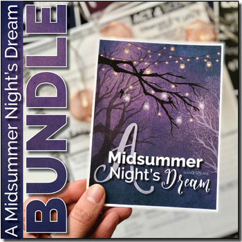 Preview of A Midsummer Night's Dream by Shakespeare: Teaching Unit BUNDLE