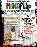A Midsummer Night's Dream: Interactive Notebook Characteri